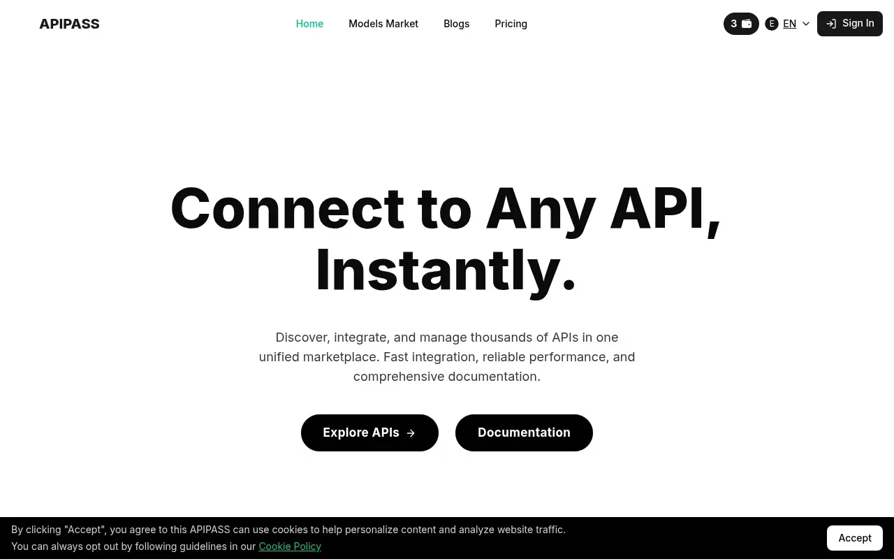 APIPASS API Marketplace